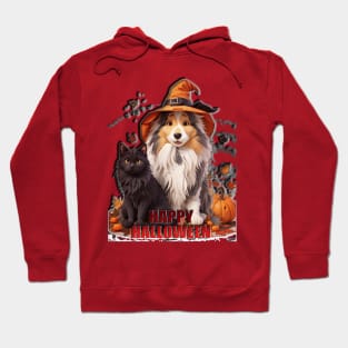 HAPPY HALLOWEEN CAT AND DOG Hoodie